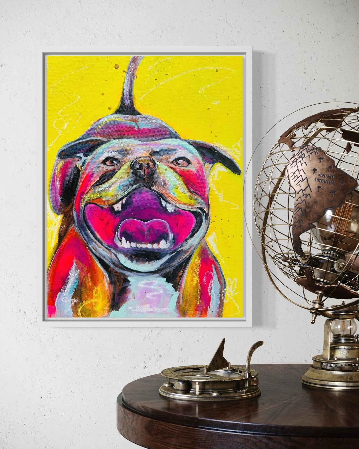 ORIGINAL: Happy Staffy