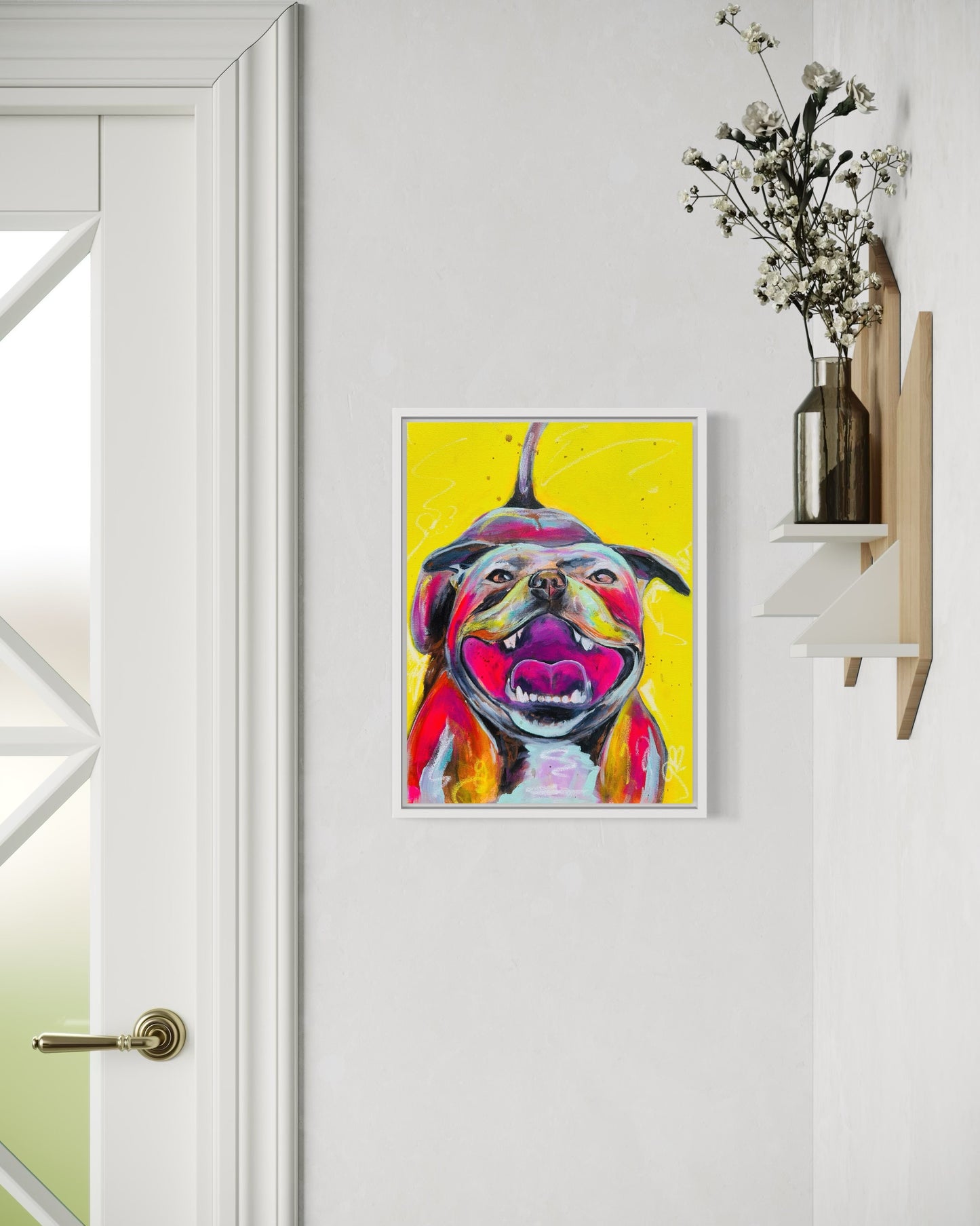 ORIGINAL: Happy Staffy
